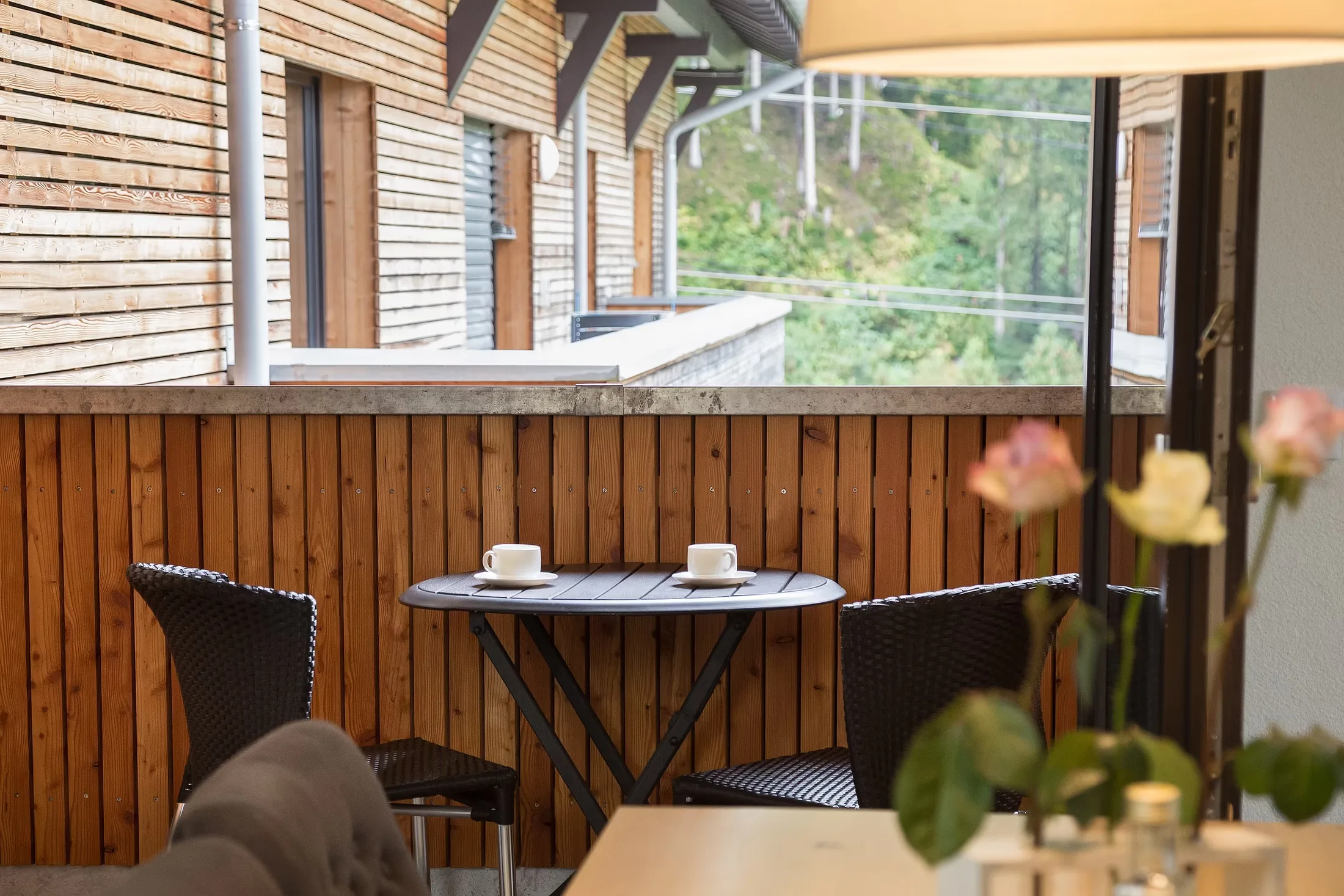 Balkon von Apartment 110 im Gastauer in St. Gallenkirch