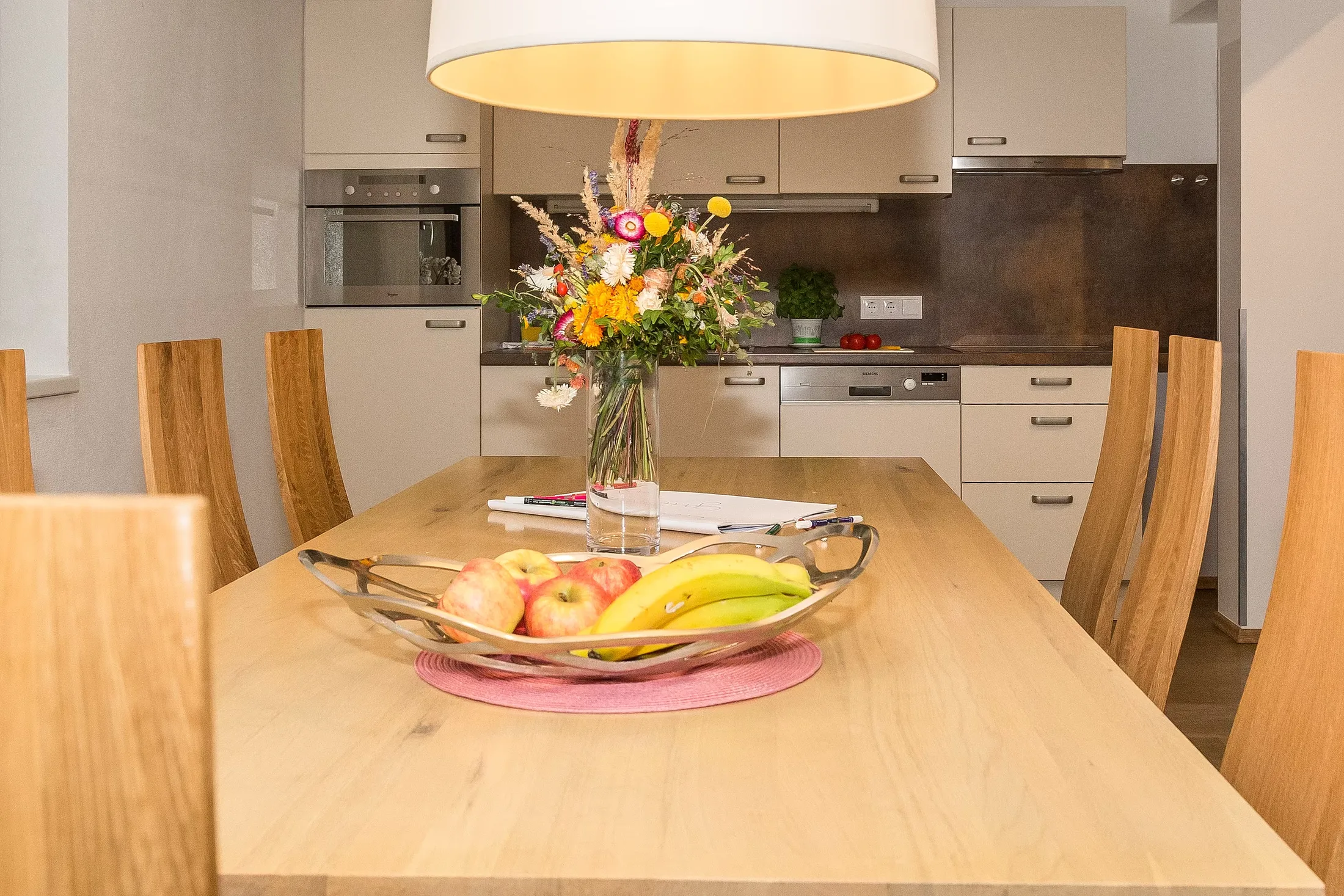Essbereich von Apartment 111 im Gastauer in St. Gallenkirch