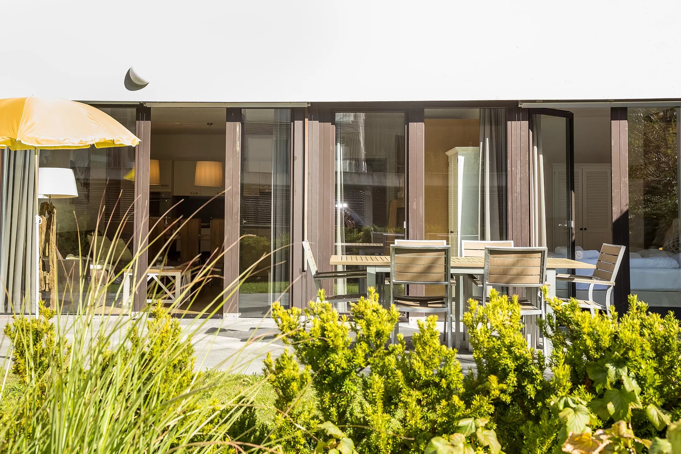 Terrasse von Apartment 201 im Gastauer in St. Gallenkirch