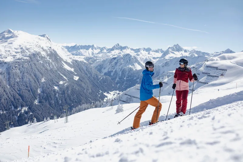Winterliche Bergwelt im Montafon