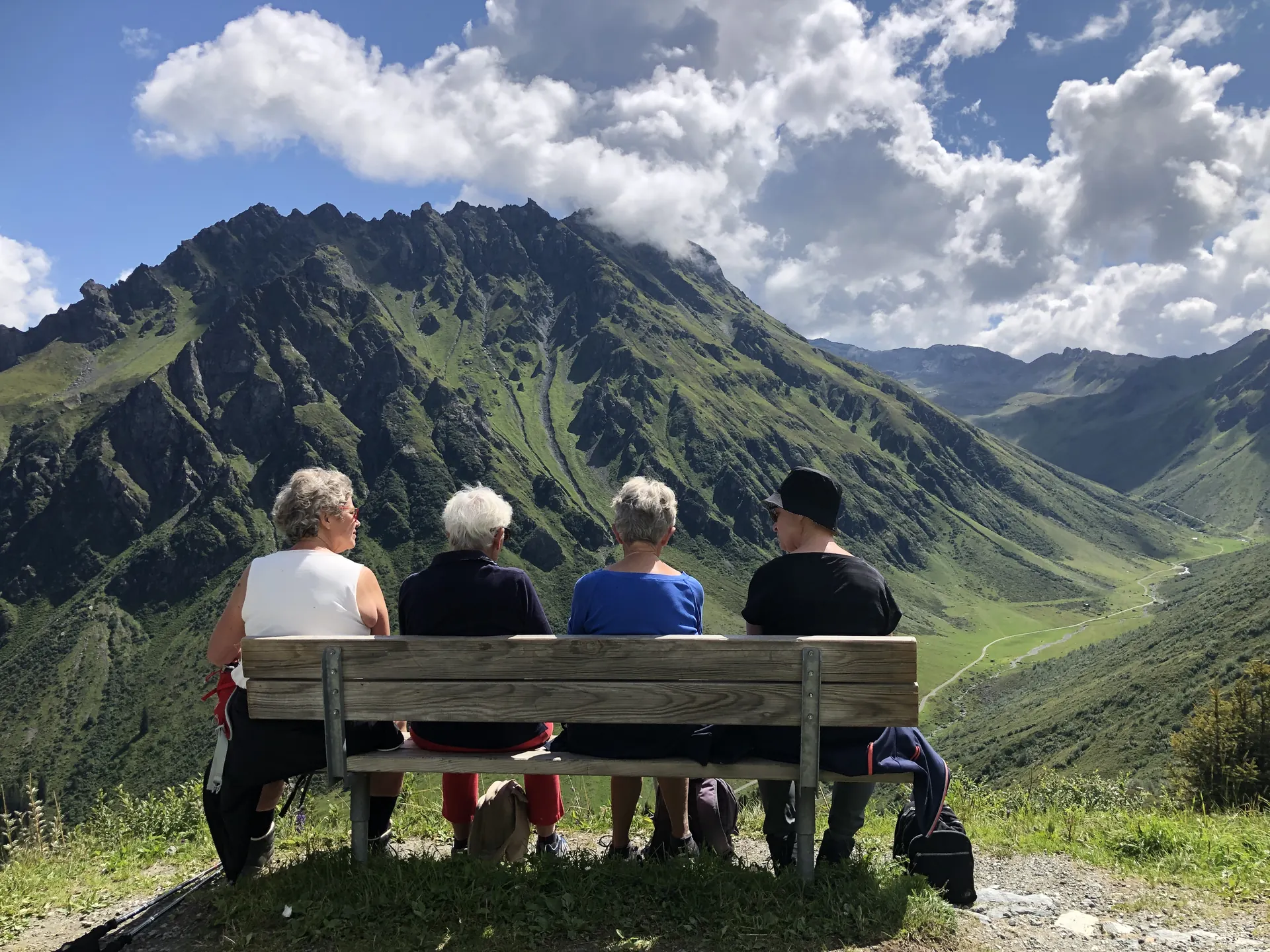 Berglandschaft und Wandern im Montafon rund um St. Gallenkirch